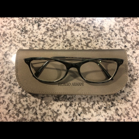 Giorgio Armani Blue Tortoise Shell Glasses - Picture 5 of 7